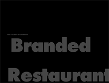 Tablet Screenshot of brandedrestaurants.com